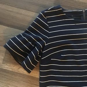 LOFT Dresses - Loft Small dress navy w/ white stripes NWT LOFT Dresses - Loft Small dress navy w/ white stripes NWT